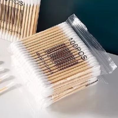 双头棉签卸妆一次性双头木棒棉签100支袋装棉棒化妆美甲清洁棉签 双头棉签丨100支装-1包 0.01元