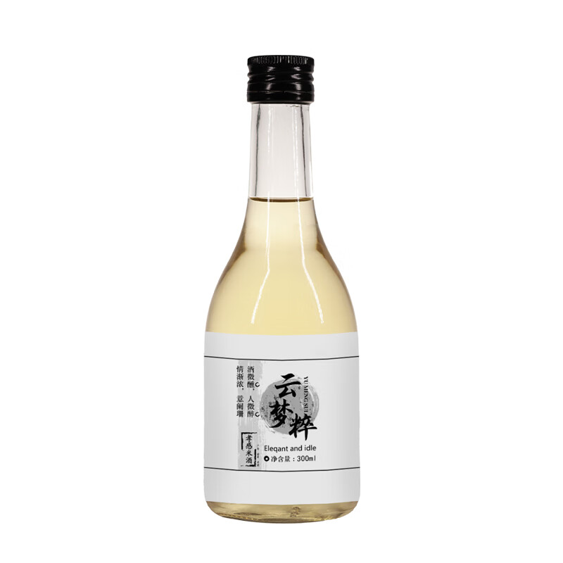 临期：翩翩虚度 孝感米酒 糯米清酒汁 云梦粹300ml单支装 7.6元包邮
