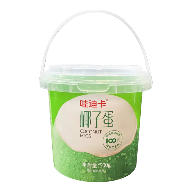 京鲜生 椰子蛋 6个、单果500g 89.8元（合14.9/个）