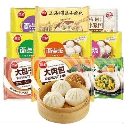 需首购：三全 中式早餐 大包子馅饼系列 任选10件 48元（需领券，合4.80元/件）