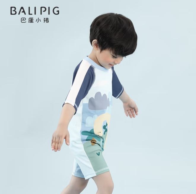 夏日必备！巴厘小猪 BALIPIG 儿童泳衣速干泳装 ￥19.9