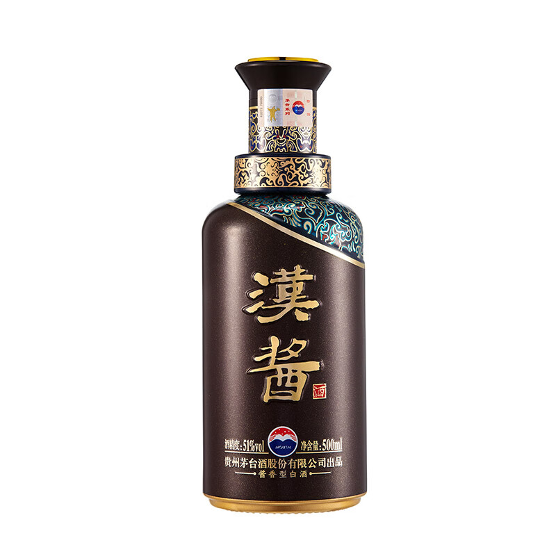 茅台 MOUTAI 汉酱 51%vol 酱香型白酒 500ml 单瓶装 券后299.39元