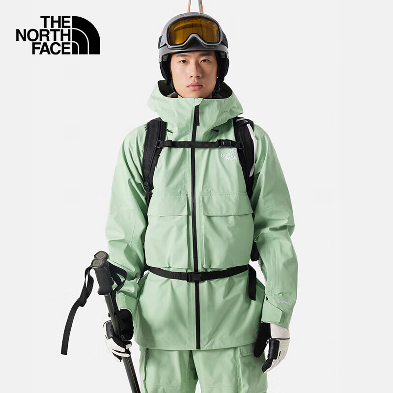 20点：The North Face北面冲锋衣男户外GTX防水防风滑雪服 1308元