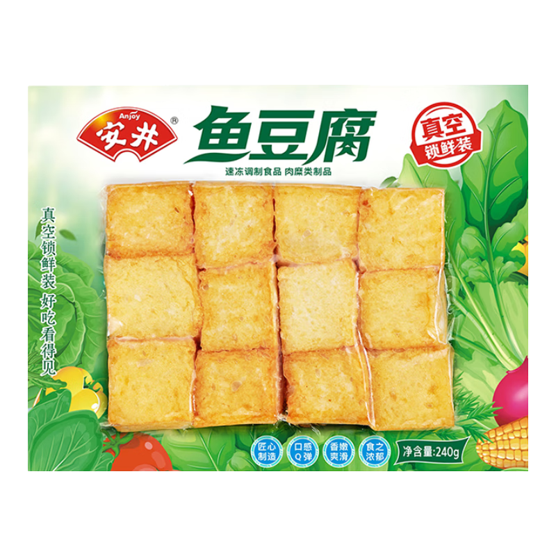 安井 鱼豆腐 240g（多款任选） 72元（需领券，合12元/件）
