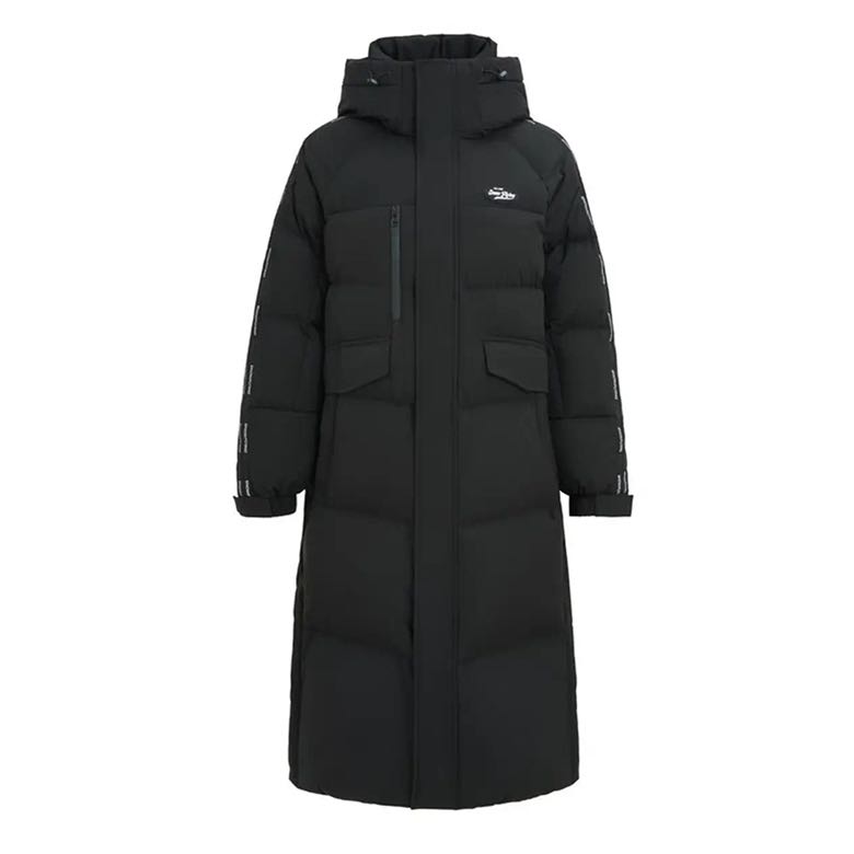 雪中飞 反季清仓！连帽大口袋加厚中长款羽绒服 券后189元