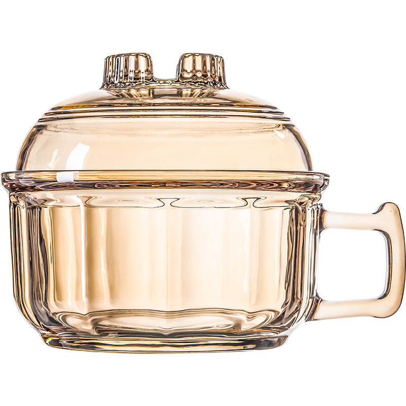 乐唯诗 一盖两用玻璃碗 盖子350ml+碗750ml 券后7.9元
