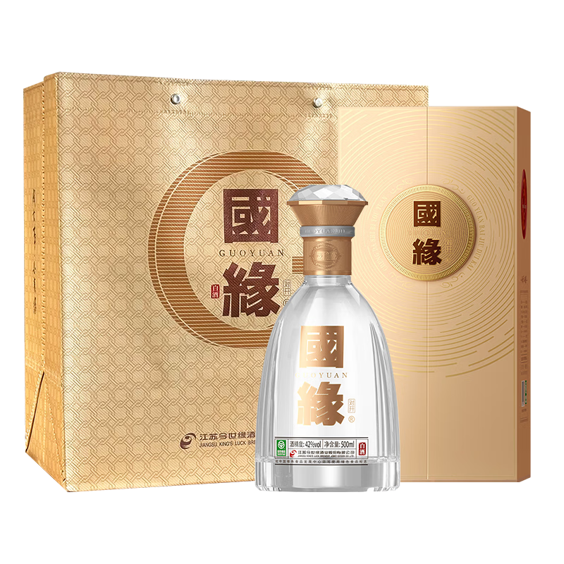 plus：今世缘 国缘对开 42° 柔雅型 500ml 2瓶 507.44元（需领券）