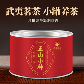 西湖江南红茶茶叶自己喝正山小种试饮装小袋散罐装送生日长辈礼货品物50g