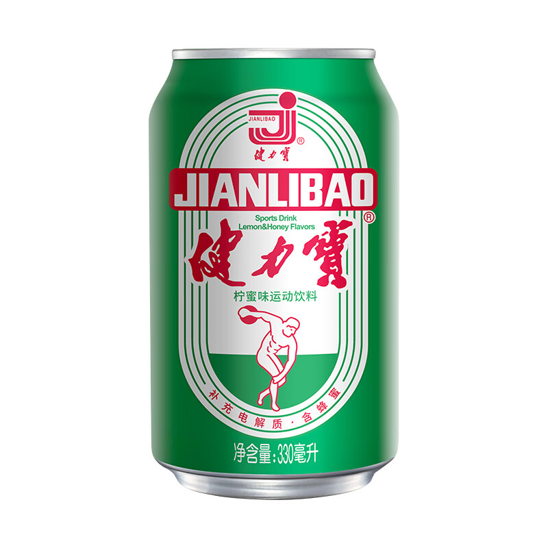 健力宝 柠蜜味330ml*6罐运动饮料汽水 5.6元包邮