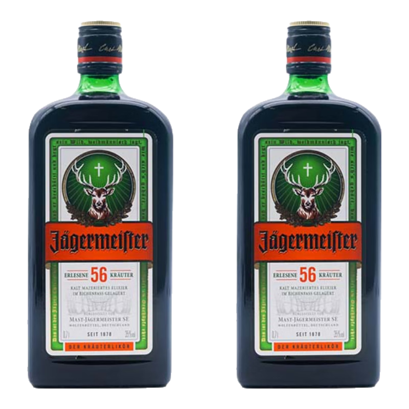 京东百亿补贴：Jagermeister 野格 圣鹿利口酒 56版 700ml*2瓶 131.1元 包邮
