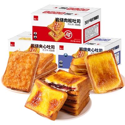 泓一 提拉米苏/面包/岩烧/薏米糕/饼干 任选 × 4箱 24.96元（需领券，合6.24元/件）