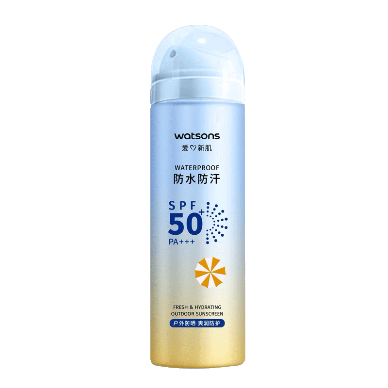 屈臣氏 户外防水防晒喷雾 150ml 33.51元（需领券）(微信小程序购买)