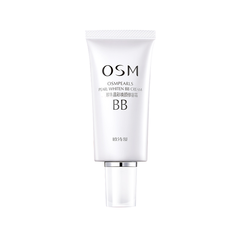 欧诗漫（OSM）bb霜女珍珠白晶彩焕颜修容霜50ML 82元