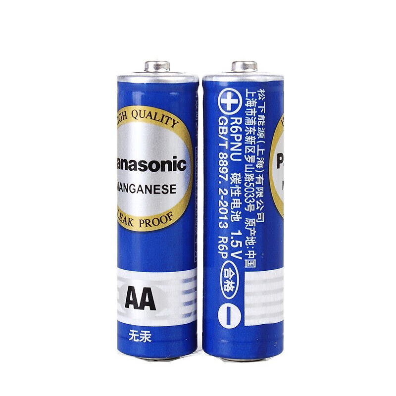 松下 Panasonic 5号碳性干电池 12节 券后1.9元
