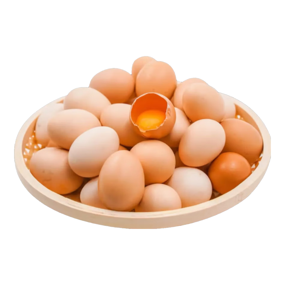 谷物鲜鸡蛋 农户散养新鲜鸡蛋 单枚40g±5 10枚（40克/枚） 2.47元（需领券）