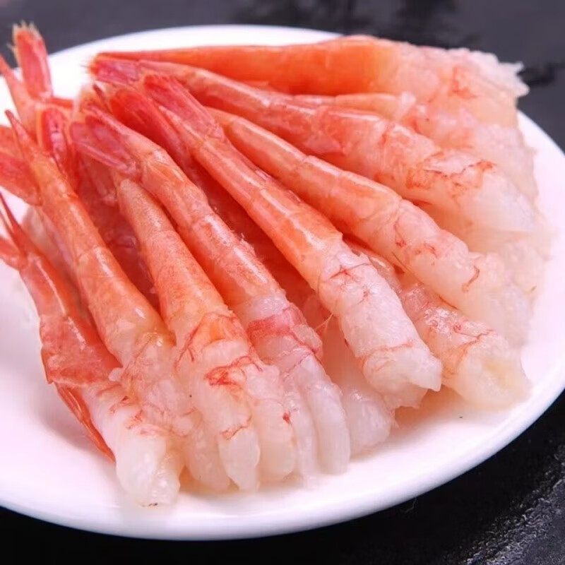 北极刺身甜虾生吃30只* 1盒（75g）赠芥末酱油 37.5元