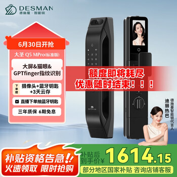国家补贴、PLUS会员：德施曼 大圣 Q5 MPro（标准版）