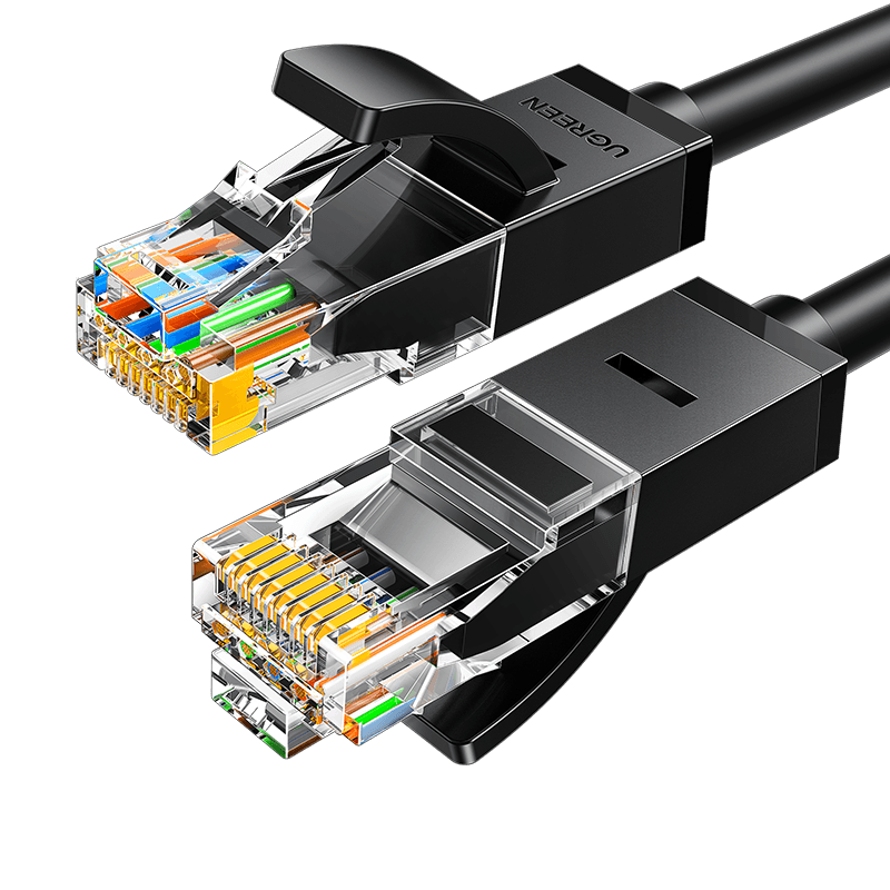绿联 六类网线 CAT6八芯双绞黑色50米 109元