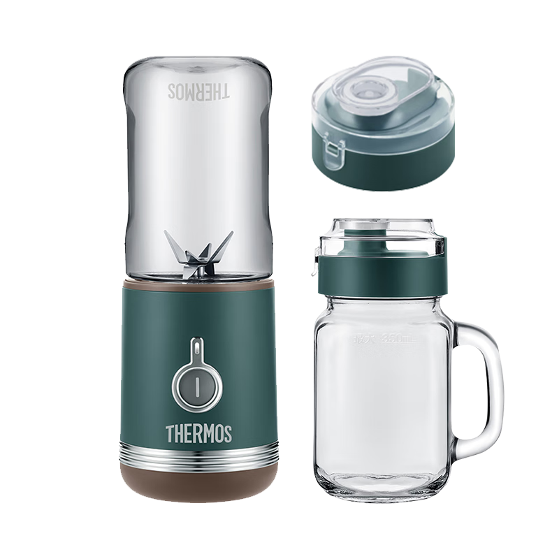 国补限地区：THERMOS（膳魔师） 榨汁机 无线果汁机+随行杯+梅森杯 169.15元（国补领券）