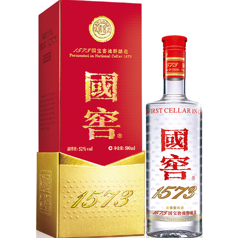 泸州老窖 国窖1573 52° 浓香型 500ml 1瓶 859元