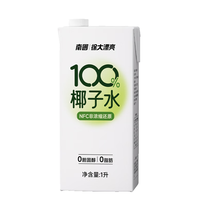 plus:if 100﹪椰子水 饮料 1L *1瓶 11.73元（plus）