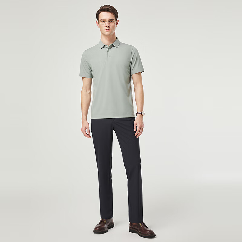 雅戈?duì)?男士短袖POLO衫 VSZS513121ECA L 89.6元