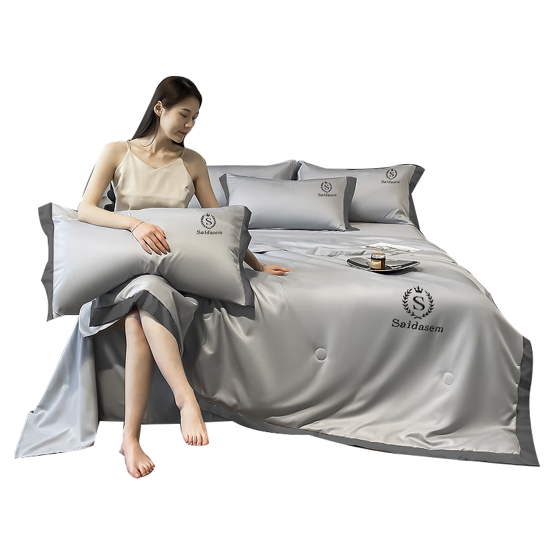 限地區(qū)：La Torretta 夏涼被 200*230cm、灰 56.95元（需領(lǐng)券）