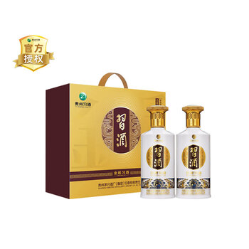 习酒 酱香型白酒 53度、500ml*2瓶