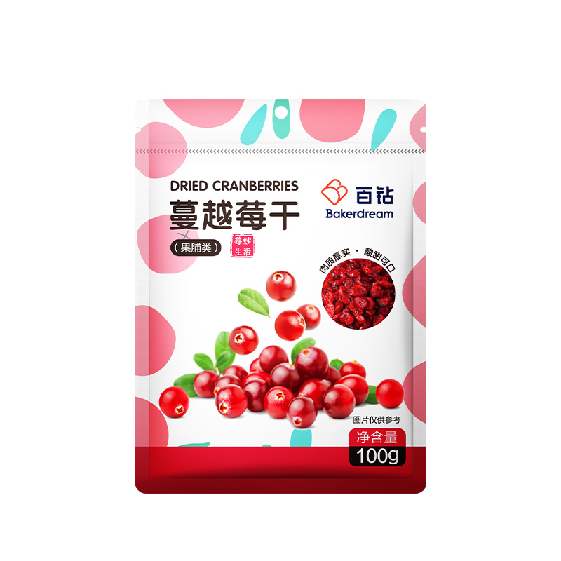 百鉆蔓越莓干100g烘焙果脯雪花酥牛軋?zhí)乔婷姘?7.7元