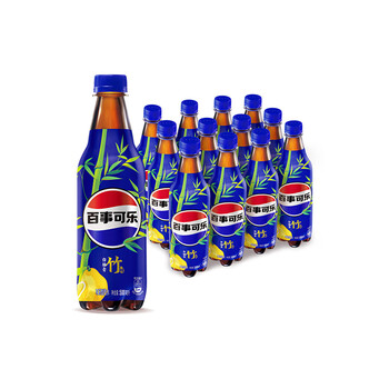 plus、需首購：Pepsi/百事 太汽系列碳酸飲料 瓶裝 500ml 白柚青竹 12瓶