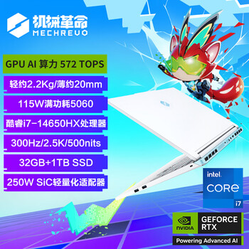 plus：機(jī)械革命 游戲本 i7-14650HX 32G、1T、2.5K屏、300Hz、白