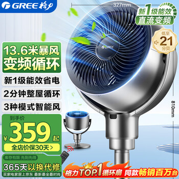 格力 GREE FXDZ-20X62Bg3 直流落地扇 太空灰
