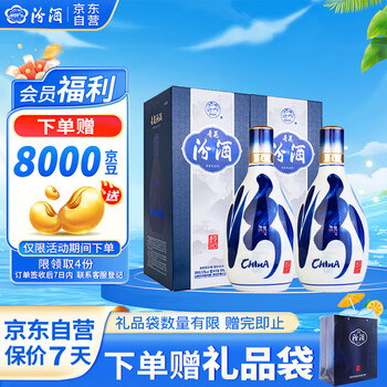 汾酒 青花20 清香型白酒 53度 500ml*2 雙瓶含禮袋 宴請(qǐng)禮贈(zèng) 升級(jí)版