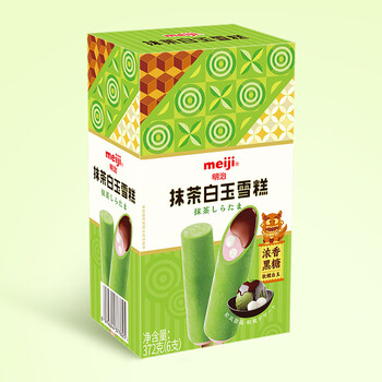 明治 meiji 抹茶白玉雪糕 62g 6支 彩盒装
