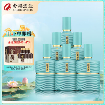 plus：shede/舍得 品味大師晏 52度 白酒 濃香型500ml 6瓶