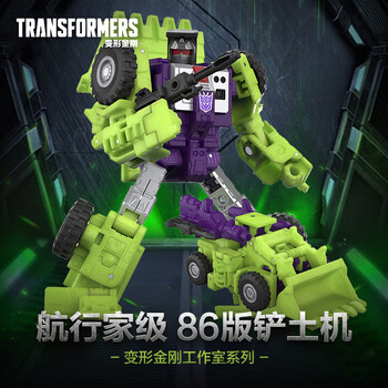 孩之宝 Hasbro 变形金刚86大电影 工作室系列 航行家级 G0562 铲土机
