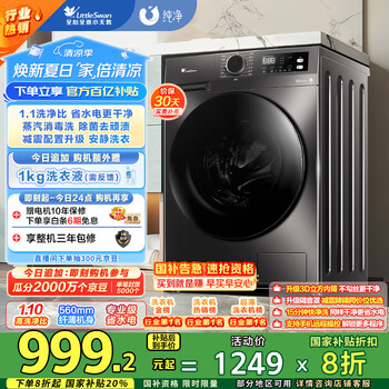 小天鹅 TG100APUREPRO 变频波轮洗衣机 10kg
