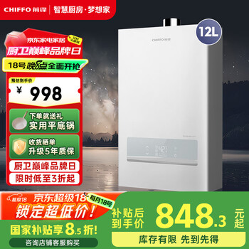 前锋 燃气热水器2S瞬燃三档变升双低压启动沐浴无忧多重安全保护家用热水器JSQ23-XD450
