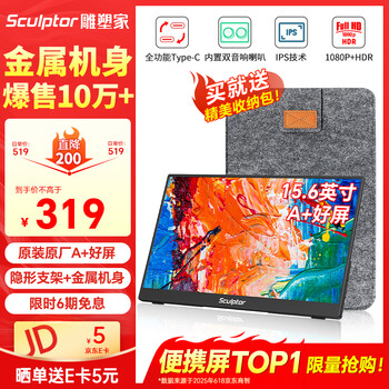 PLUS: 雕塑家 便携式显示器 MF16LC 15.6英寸