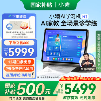 小猿 AI學(xué)習(xí)機(jī)R1 13寸護(hù)眼8+256G頂配