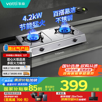 华帝 JZY-i10013T 燃气灶 液化气