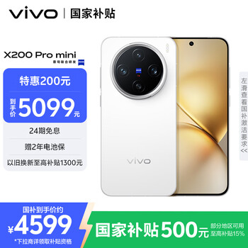 vivo X200 Pro mini 5G手机 16GB+512GB 直白