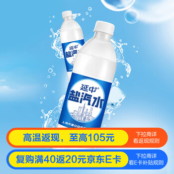 yanzhong/延中 经典原味 盐汽水饮料 600ml 600ml*20瓶
