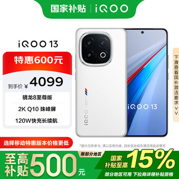 微信小程序：vivo iQOO 13 iQOO 13 16GB+512GB