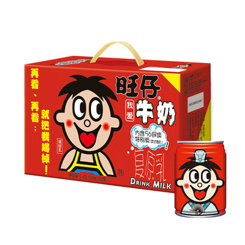 旺仔 原味牛奶复原乳 245ml *10罐