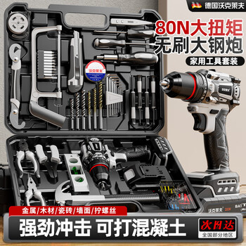 再降價(jià)、PLUS會(huì)員：沃克萊夫 手電鉆工具箱