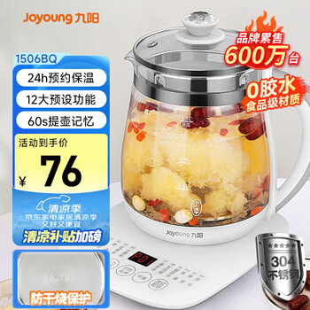 九阳 DGD1506BQ 养生壶 1.5L 白色