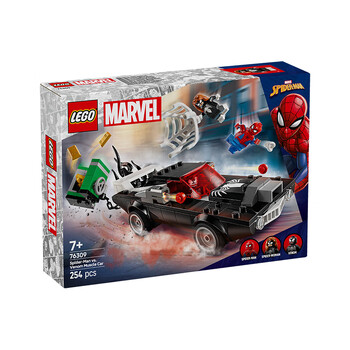 乐高 LEGO 积木超级英雄76309 蜘蛛侠战毒液肌肉车