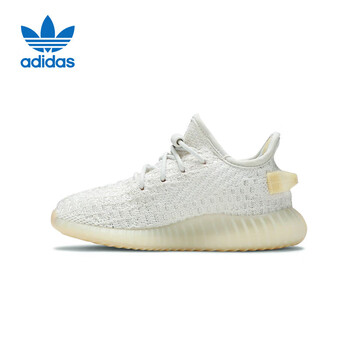 阿迪達斯Yeezy350INFANT椰子兒童運動鞋GY3440兒童禮物UK4K碼20