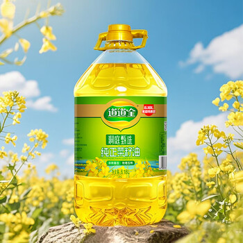20点：道道全 菜籽油 6.18l*1桶